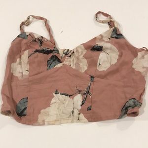 Flower crop top